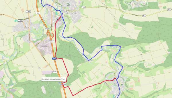 Kartenausschnitt: OpenStreetMap / FOSSGIS e.V.